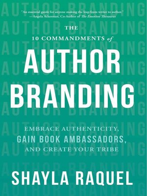 cover image of The 10 Commandments of Author Branding